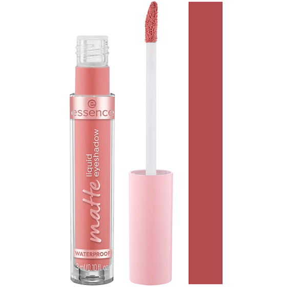 Essence Matte Liquid Eyeshadow tekuté oční stíny 03 Broskyňový Pop 3 ml