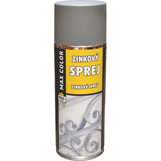 Max Color zinková farba v spreji, 400 ml