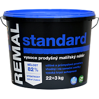 REMAL Standard vysoko priedušná farba na stenu, 22+3 kg