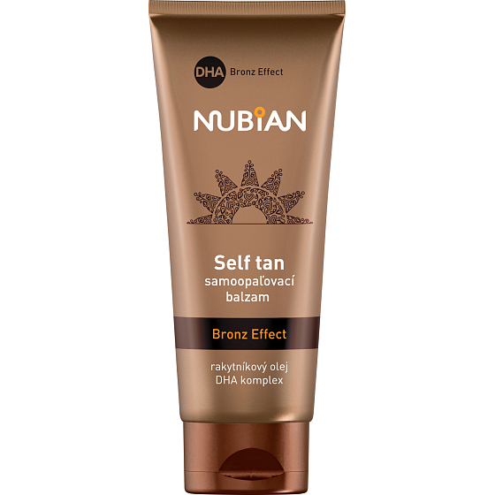 Nubian Self Tan samoopalovací telový balzam v tube, 200 ml
