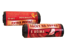 Vipor Vrecia na odpadky extra silné s ušami 35 - 60 litrov, 10 kusov