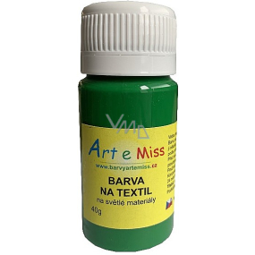 Art e Miss Light farba na textil 33 zelená 40 g