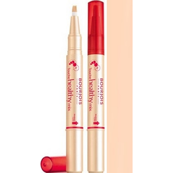 Bourjois Touche Healthy Mix Brush Concealer korektor a rozjasňovač 62 Beige Rosé 1,5 ml
