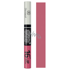 Dermacol 16H Lip Colour dlhotrvajúca farba na pery 06 3 ml a 4,1 ml