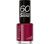 Rimmel London 60 sekund Super Shine Nail Polish lak na nechty 340 Berries And Cream 8 ml