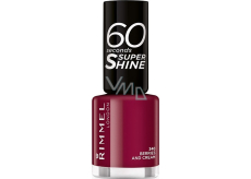 Rimmel London 60 sekund Super Shine Nail Polish lak na nechty 340 Berries And Cream 8 ml