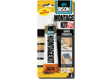 Bison Montagekit univerzálne neoprénové montážne lepidlo umožňujúce kontaktné lepenie super pevné 125 g