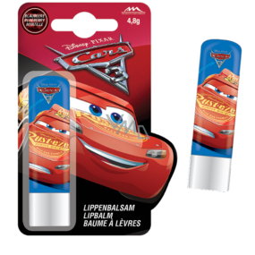 Disney Cars McQueen 3D balzam na pery pre deti 4,8 g