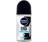 Nivea Men Invisible Black & White Fresh guľôčkový antiperspirant deodorant roll-on 50 ml