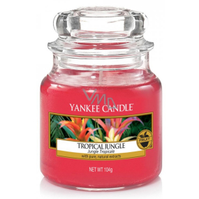 Yankee Candle Tropical Jungle - Tropická džungľa vonná sviečka Classic malá sklo 104 g
