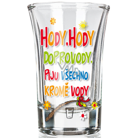 Nekupto Smiech Jarný panáčik sklenený darčekový veľkonočný panák Hody, hody 40 ml