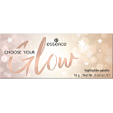 Essence Choose Your Glow Highlighter Palette rozjasňujúca paletka 18 g