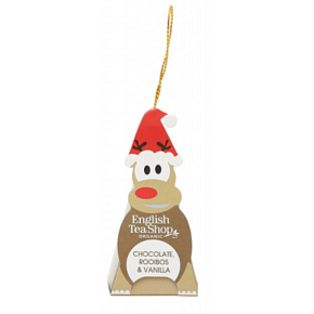 English Tea Shop Bio Rooibos Čokoláda a Vanilka Rudolf vianočná figúrka 2 g, 1 kus