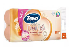 Zewa Deluxe Aqua Tube Cashmere Peach Parfumed Toaletný papier 150 útržkov 3-vrstvový 8 ks, splachovacia rolka