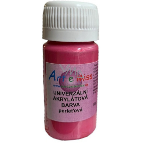 Art e Miss Univerzálna akrylová perleťová farba 53 tmavočervená 40 g