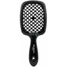 Balmain Black Detangling Brush luxusná kefa na vlasy so super mäkkými a pružnými štetinami