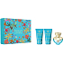 Versace Dylan Turquoise toaletná voda 50 ml + telový gél 50 ml + sprchový gél 50 ml, darčeková sada pre ženy
