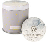 Sviečka Heart & Home Winter Fairy Tale v plechovke horí až 30 hodín 125 g
