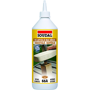 Soudal 66A polyuretánové lepidlo na drevo, 250 g