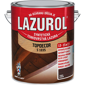 Lazurol Topdecor S1035 tenkovrstvá lazúra na drevo T083 višňa, 2,5 l