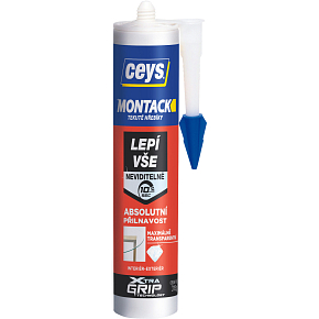 Ceys Montack lepí všetko neviditeľne montážne lepidlo, 315 g
