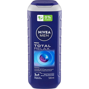 Nivea Men Total Relax 3v1 sprchový gel pre mužov 500 ml Nivea Men Total Relax 3v1 sprchový gel pre mužov 500 ml
