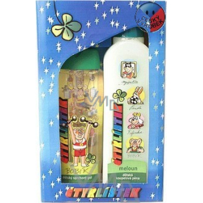 Bohemia Gifts Kids Štvorlístok Bobík šampón 300 ml a kúpeľ 500 ml, kozmetická sada