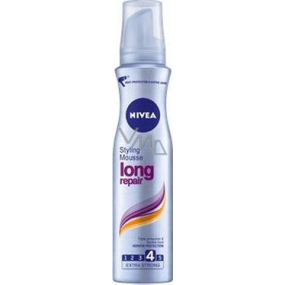 Nivea Long Repair ochrana dlhších, lámavých a vlasov penové tužidlo 150 ml