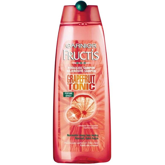 Garnier Fructis Grapefruit Tonic posilňujúci šampón pre vlasy bez lesku 250 ml