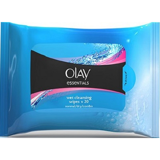 Olay Gentle Cleansers Wet Clensing Wipes vlhčené odličovacie obrúsky 20 kusov