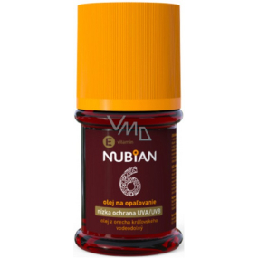 Nubian OF6 Olej na opaľovanie, nízka ochrana 60 ml