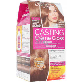 Loreal Paris Casting Creme Gloss Farba na vlasy 723 mliečny karamel