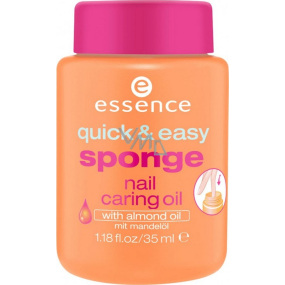 Essence Quick & Easy Sponge Nail Caring Oil ošetrujúci olej na nechty s hubkou 35 ml