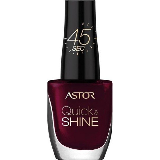 Astor Quick & Shine Nail Polish lak na nechty 302 Glass Of Wine 8 ml