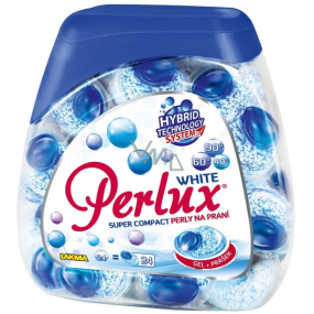 Perlux White gélové kapsule na pranie bielej bielizne 24 kusov