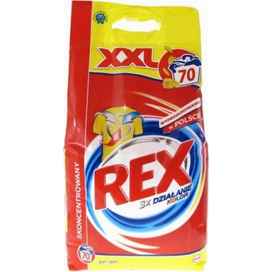 Rex 3x Action Color prací prostriedok na farebnú bielizeň 70 dávok 5,25 g