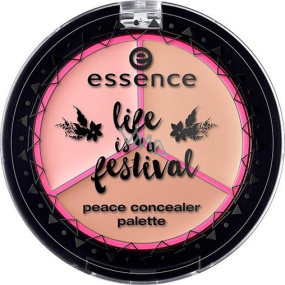 Essence Life Is a Festival Peace Concealer Palette paletka korektorov 01 A Piece of Peace 2,67 g