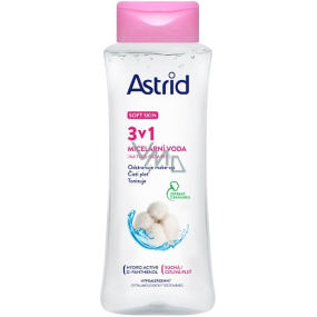 Astrid Soft Skin Micelárna voda 3v1 pre suchú a citlivú pleť 400 ml