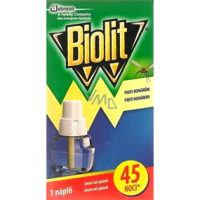 Biolit Proti komárom Elektrický odparovač proti komárom 45 nocí náhradná náplň 27 ml