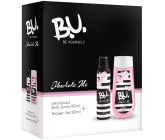 BU Absolute Me deodorant sprej pre ženy 150 ml + sprchový gél 250 ml, kozmetická sada