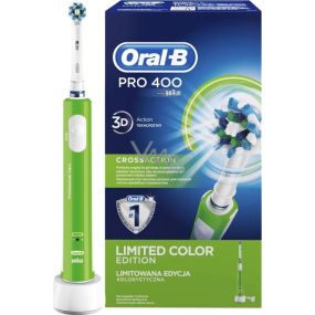 Oral-B Pro 400 CrossAction Green elektrická zubná kefka 1 kus