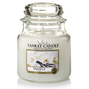 Yankee Candle Vanilla - Vanilka vonná sviečka Classic strednej sklo 411 g