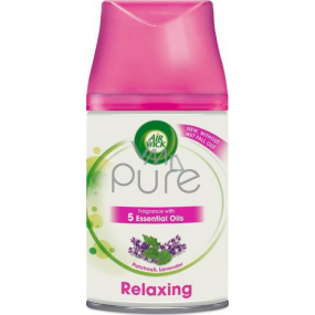 Air Wick FreshMatic Pure Relaxing Patchouli, Lavender automatický osviežovač náhradná náplň 250 ml