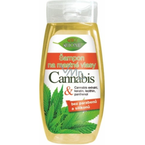 Bione Cosmetics Cannabis šampón na mastné vlasy 260 ml