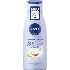 Nivea Coconut & Monoi Oil telové mlieko s olejom pre normálnu až suchú pokožku 200 ml