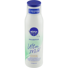 Nivea Ultra Mild Refreshing šampón pre rýchlo sa mastiace vlasy 300 ml