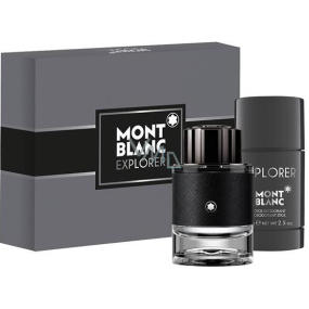 Montblanc Explorer parfumovaná voda pre mužov 60 ml + deostick 75 ml, darčeková sada pre mužov