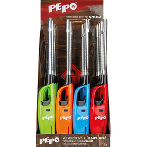 PE-PO vetruodolný flexi zapaľovač