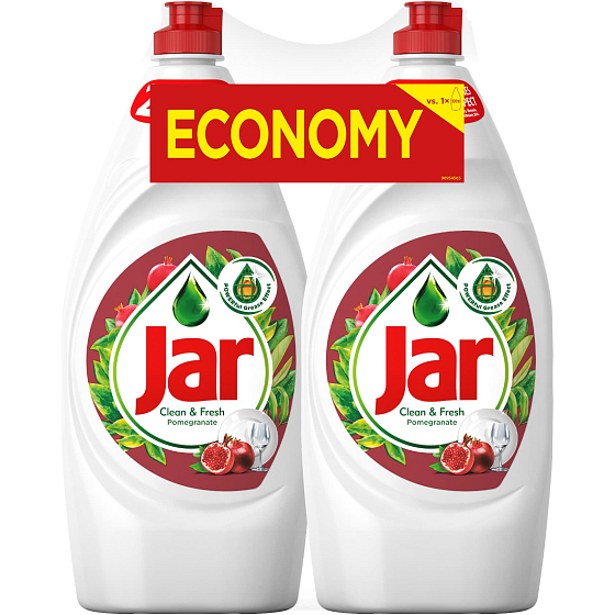 Jar Granátové jablko na ručné umývanie riadu 2 x 900 ml, duopack