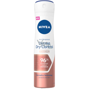 Nivea Derma Dry Control Maximum antiperspirant v spreji pre ženy 150 ml